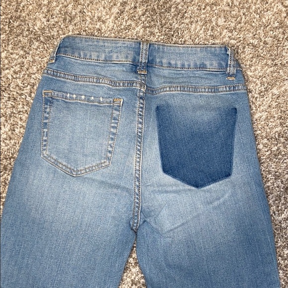 Bongo distressed two tone jeans size 4 - Picture 7 of 10